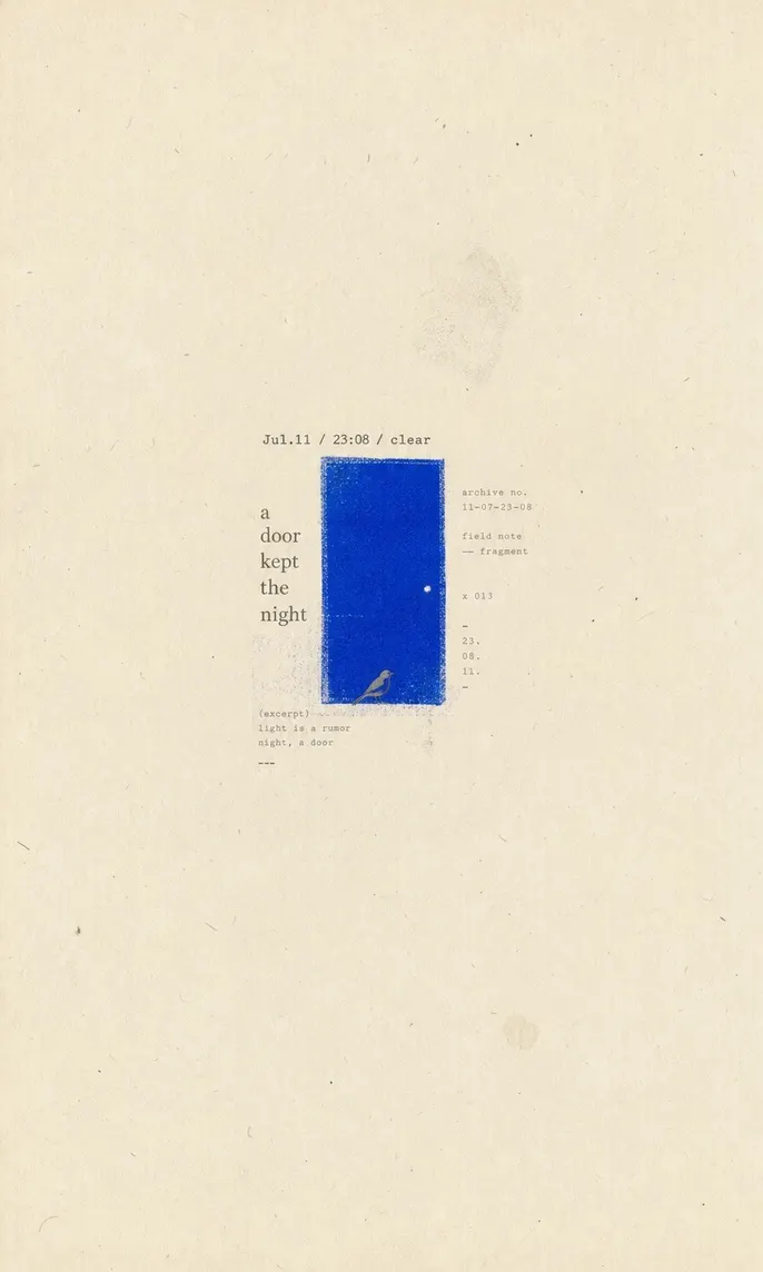 Example output of the GC Minimal Zine Poster agent skill