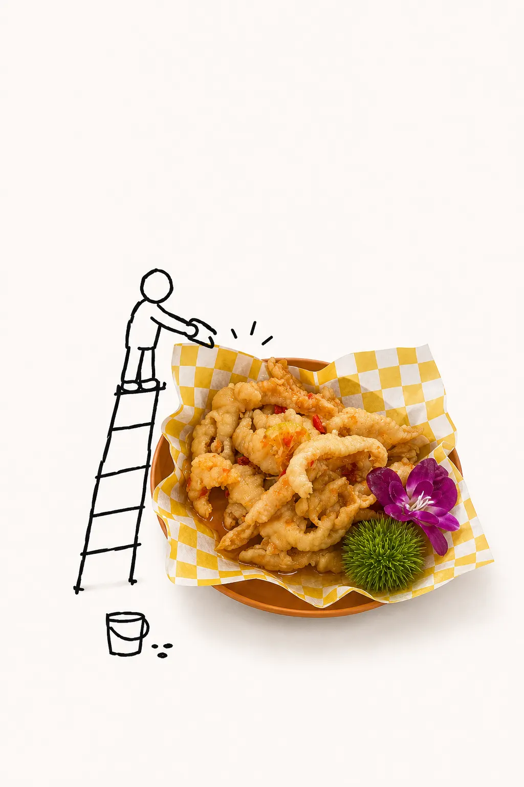 Example output of the HEYTEA-Style Doodle Poster agent skill